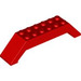 LEGO Rood Helling 2 x 2 x 10 (45°) Dubbele (30180)