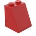 LEGO Rood Helling 2 x 2 x 2 (65°) zonder buis aan de onderzijde (3678)