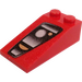 LEGO rot Steigung 2 x 4 (18°) mit Ferrari Scheinwerfer (Links) (30363)