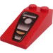 LEGO rot Steigung 2 x 4 (18°) mit Ferrari Scheinwerfer (Recht) (30363)