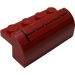 LEGO rouge Pente 2 x 4 x 1.3 Incurvé avec Air Intake (La gauche) Autocollant (6081)
