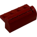 LEGO Rosso Pendenza 2 x 4 x 1.3 Curvo con Aria Intake (Destra) Adesivo (6081)