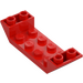 LEGO Rojo Con pendiente 2 x 6 (45°) Doble Invertido con Open Centro (22889)