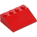 LEGO Red Slope 3 x 4 (25°) (3016 / 3297)