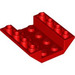LEGO Red Slope 4 x 4 (45°) Double Inverted with Open Center (2 Holes) (4854 / 72454)