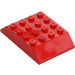 LEGO Red Slope 4 x 6 (45°) Double (32083)