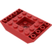 LEGO Rojo Con pendiente 4 x 6 (45°) Doble Invertido (30183)