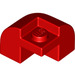 LEGO rouge Pente Brique 2 x 2 x 1.3 Incurvé Coin (67810)
