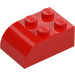 LEGO Red Slope Brick 2 x 3 with Curved Top (6215)