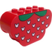 LEGO Rosso Pendenza Mattoncino 2 x 6 x 3 con Estremità curve con Strawberry (30075 / 82864)