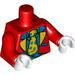 LEGO Rood Klein Clown Torso (973 / 88585)