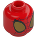 LEGO Red Spidey with Gold Spider Logo Minifigure Head (Safety Stud) (3274 / 106839)