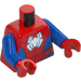 LEGO Red Spidey with White Spider Logo Minifig Torso (973 / 76382)