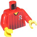 LEGO Rød Sport Torso med 2 (973)