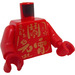 LEGO Red Statue Spring Lantern Festival 2021 Minifig Torso (973 / 76382)