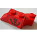 LEGO rot Stickered Assembly mit anchor (Recht) Aufkleber