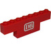 LEGO Red Stickered Assembly with &#039;DB&#039; train logo