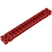 LEGO Rød Support 2 x 16 x 2 Bjelke Trekantet (30518)