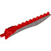 LEGO Red Sword, Backside Flat Silver (98568)