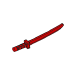 LEGO Red Sword with Square Guard (Shamshir) (30173)