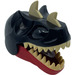 LEGO Red T-Rex Head with Light-Up Eyes and Black Top (54617 / 54643)