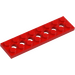레고 빨간색 Technic 그릇 2 x 8 ~와 함께 구멍 (3738)