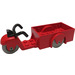 LEGO Red Three Wheeled Motorcycle