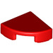 LEGO rouge Tuile 1 x 1 Trimestre Cercle (25269 / 84411)