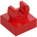 LEGO Red Tile 1 x 1 with Clip (Raised &quot;C&quot;) (15712 / 44842)