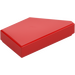 LEGO Red Tile 1 x 2 45° Angled Cut Left (5091)