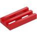 LEGO Red Tile 1 x 2 Grille (with Bottom Groove) (2412 / 30244)