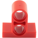 LEGO rot Fliese 1 x 2 mit Aufrecht Strahl 2 (32530)