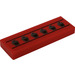 LEGO rouge Tuile 1 x 3 avec Noir Lines et 6 Spark Plug Caps Autocollant (63864)