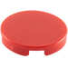 LEGO Red Tile 2 x 2 Round with &quot;X&quot; Bottom (4150)