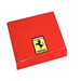 LEGO Red Tile 2 x 2 with Ferrari Logo Sticker with Groove (3068)