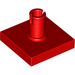 LEGO rouge Tuile 2 x 2 avec Verticale Épingle (2460 / 49153)