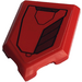 LEGO Red Tile 2 x 3 Pentagonal with Iron Man Hulkbuster Armor (Left) Sticker (22385)