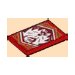 LEGO Red Tile 2 x 3 with White Dragon (Ninjago Courage Banner) (26603)