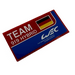 LEGO Red Tile 2 x 4 with &#039;TEAM 919 HYBRID&#039;, German Flag and &#039;WEC FIA WORLD ENDURANCE CHAMPIONSHIP&#039; Sticker (87079)