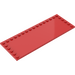 LEGO Red Tile 6 x 16 with Studs on 3 Edges (6205)