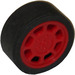 LEGO Red Tire, Low Profile, Narrow Ø14.58 X 6.24 with Rim 11 x 6 mm and Spokes