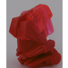 LEGO Rot Toa Head with Transparent Dark Pink Toa Eyes/Brain Stalk