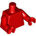 LEGO rot Torso mit Arme und Hände (76382 / 88585)