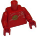 LEGO Red Torso with Classic Space Moon Sticker (Red) (973)