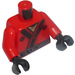 LEGO Rood Torso met Ninjago Robe en Asian Characters (76382 / 88585)