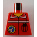 LEGO Red Town Space Port Torso without Arms (973)