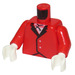 LEGO Rood Town Torso met riding jacket (973 / 73403)