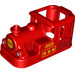 LEGO Duplo Red Train Chassis 4 x 8 x 3.5 Top (38742)