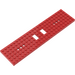 LEGO rot Zug Chassis 6 x 24 x 0.7 mit 3 runden Löchern an jedem Ende (6584)
