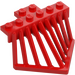 LEGO Rosso Treno Cowcatcher 6 x 6 x 2.6 (90201)